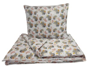 Pościel bawełniana dla dzieci  75x100cm, 120x90cm lub 100x135cm do łóżeczka, kołyski Jednorożec