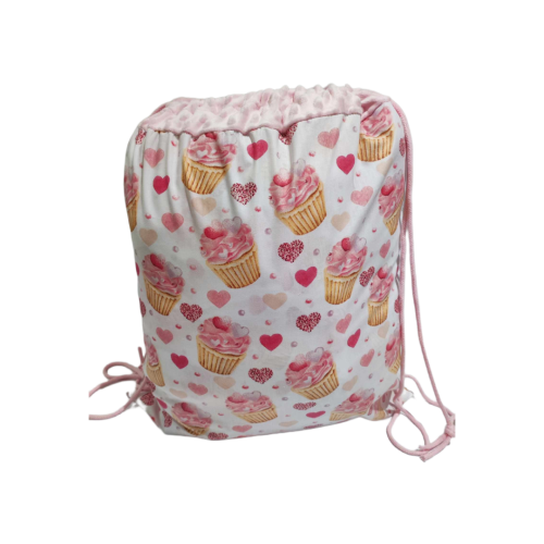 worek-bawełniany-50x60cm-dla-dziewczynki-na-posciel-do-przedszkola-muffinki-rozowy-z-metka-na-imie.png