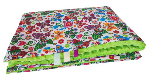 narzuta-na-lozko-160x200-kocyk-zielony-minky-kolorowe-motyle-dla-dzieci.jpg