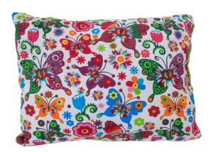 Poduszka Minky Bawełna 30x40 / 40x40 / 50x60 – Kolorowe Motyle Miękka, Ozdobna, do Spania, dla Dzieci