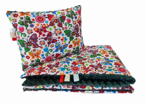 koldra-minky-160x200-poduszka-minky-60x40-butelkowa-zielen-bawelna-z-motywem-motyli.jpg