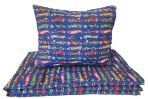 Pościel dla dzieci 120x90 cm – Bawełna 100% Motyw Autka Super Cars