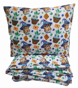 Pościel młodzieżowa na łóżko 140x200 lub 160x200  Sowa Czarodziejka Magiczna