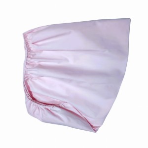 Prześcieradło z gumką na łóżko 90x200 jasny róż