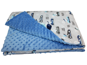 Kocyk Minky kołderka 160x200 Królik rajdowy wyścigowy