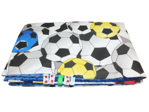 Kocyk Minky kołderka 160x200 Piłka nożna