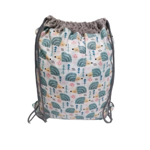 Worek na pościel XL Miętowe jeże 60 x 70 cm