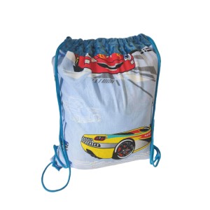 Worek na pościel XL Auta na niebieskim tle 60 x 70 cm