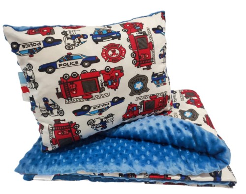 posciel-minky-bawelna-100x160cm-z-wypelnieniem-kocyk-kolderka-z-poduszka-motyw-dla-chlopca-straz-pozarna-z-niebieskim-minky.jpg